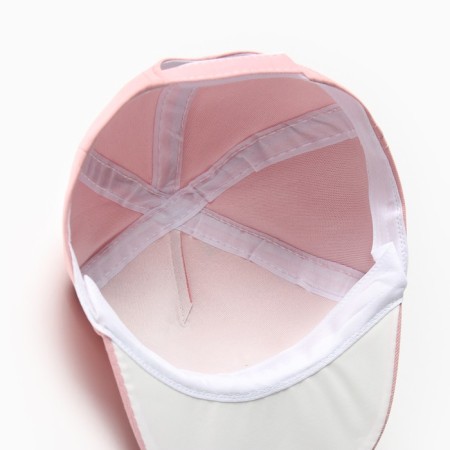 Baby Minaku cap "Bear", pink color, size 48-50-3