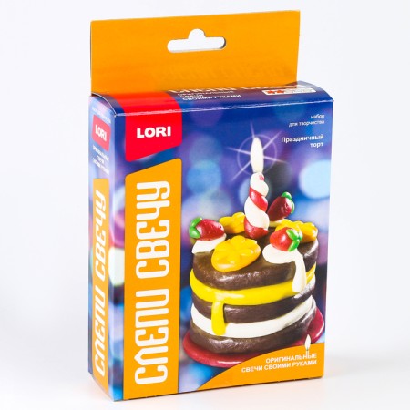 Set for creativity "Wax candle. Festive cake "-5