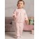 Knitted costume (jumper, trousers), beige color, height 80