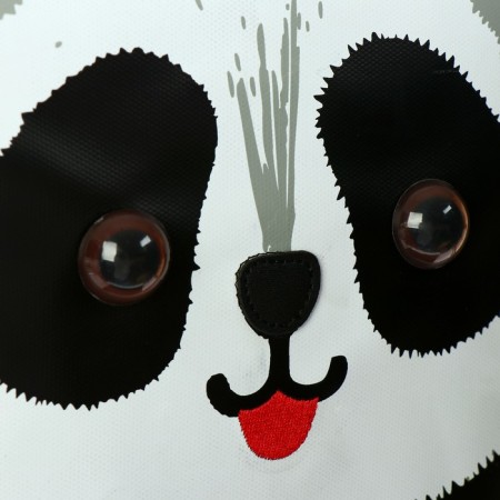 School backpack Bruno VisConti, 42 x 31 x 14 cm, ergonomic back, Panda-1
