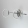 Lamp "Ethinger", 2x3W LED 3000K Chrome 37x10x21 cm