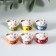 Souvenir Ceramics "Mani-Neko with fan and in colors" MIX 1.2x0.6x1.5 cm