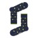 Men's cotton socks diwari happy "kiwi", size 25, dark blue color