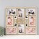 Photo frame LHDF "Home" 46x51 in 8 photos 10x15 cm, col. oak/white (plastic screen)