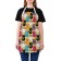 Apron kitchen with a photo print "Stylish cats", adjustable, size OS