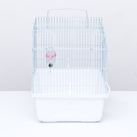 A cage for rodents with a high pallet, 47 x 30 x 35 cm, white-1