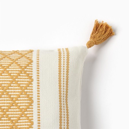 Decorative pillowcase "Ethel" Scandil 45x45 cm mustard, polyester-1