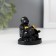 NECKE Polystone "Hothee with Golden Wand of Joua" Black 4x5x5.5 cm