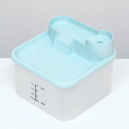 Animal fountain 20 x 17 x 15.5 cm, blue-4