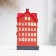 Figure "City House" 3x3x6cm, mix