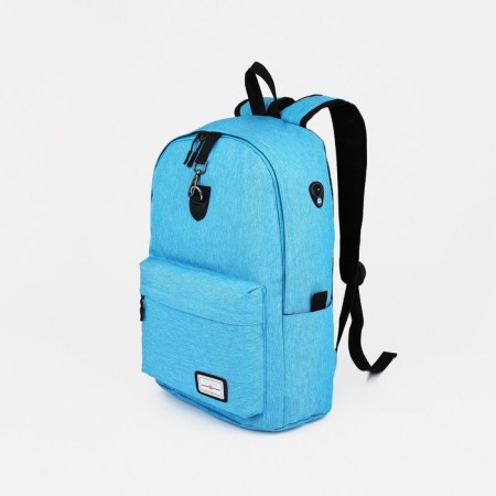 School backpack from lightning textiles, Fulldorn, 3 pockets, blue color