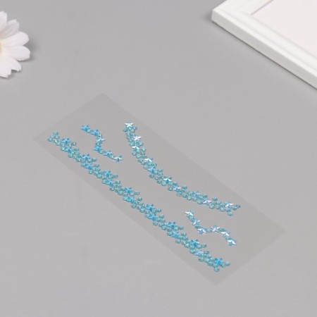 Sticker Plastic Rhocker "Choker from Stars" Blue 11.6x18 cm-2