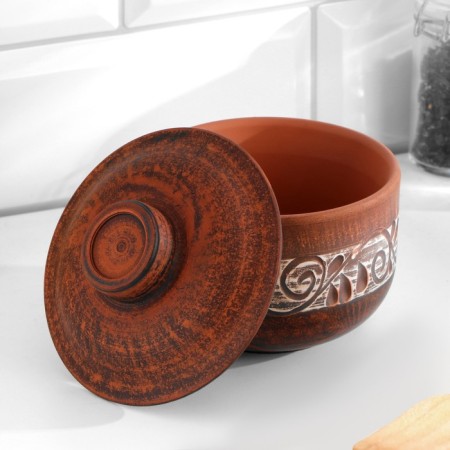A baking pot No. 2 "Ornament", 0.35 l, 10 x 11 x 11 cm-1