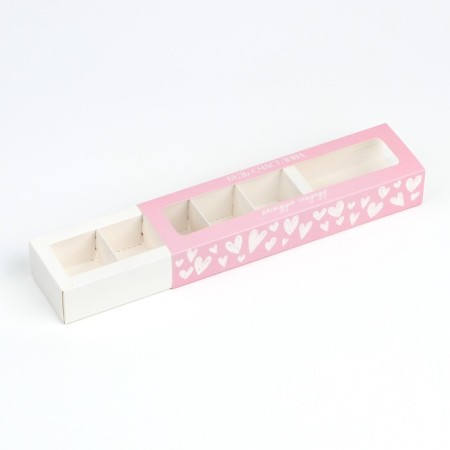 Box for 5 sweets with cells “Be happy”, 21 x 3.3 x 5.8 cm-2