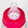 A bottle for feeding glass "Bunny Polly", a classic throat, medium stream, 150 ml., From 3 months.