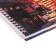 Notebook A5, Bright City, 80 sheets, in a cage on a crest, a solid cover, Soft-Tach lamination, title sheet, internal block 70