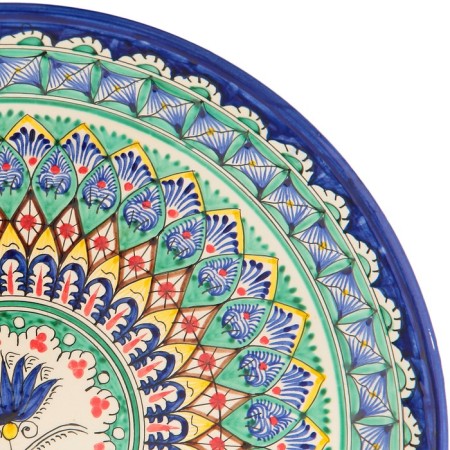 Largan Rishtan ceramics "Patterns", 36 cm, blue-2