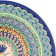 Largan Rishtan ceramics "Patterns", 36 cm, blue