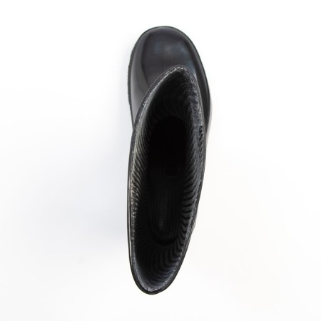 Women's boots, black color, size 37, PVC-3