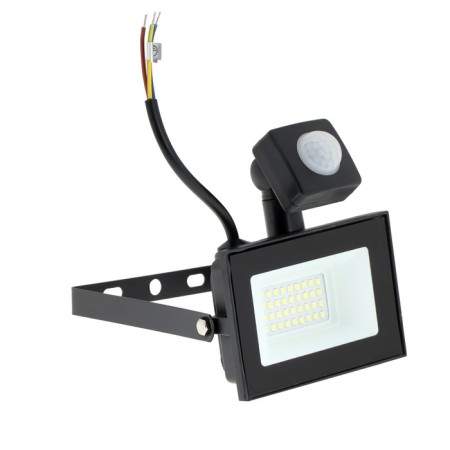 Uniel ULF-F62, 30 W, 6500 K, IP54, black LED
