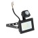 Uniel ULF-F62, 30 W, 6500 K, IP54, black LED