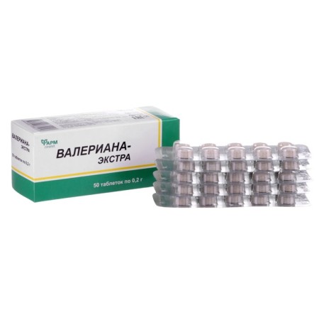 Valerian-Exista tablets, 50 tablets of 200 mg