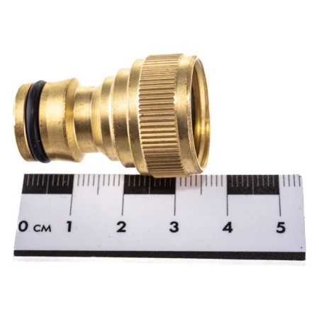 Fitting, internal thread 1/2 ", fast -fast connection, brass, grinda-3
