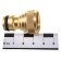 Fitting, internal thread 1/2 ", fast -fast connection, brass, grinda