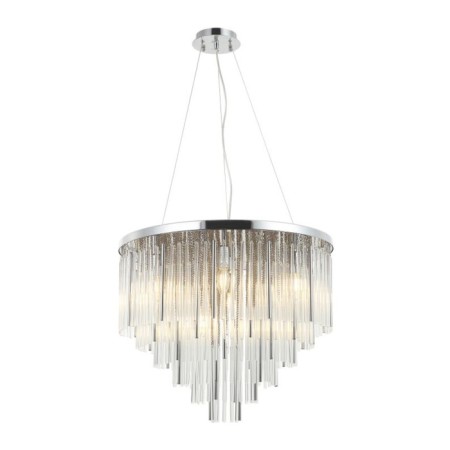 Style Rain 9XE14 40W Style Caus-Suspended, size 60x60x65-150 cm, chromium color-2