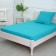 Set 1.5SP emerald 3-8 (sheet 150x215cm, pillowcase 70x70cm) calico, 120g/m, HL100%