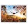 Wall clock: nature, "sunny day", 20 x 30 cm