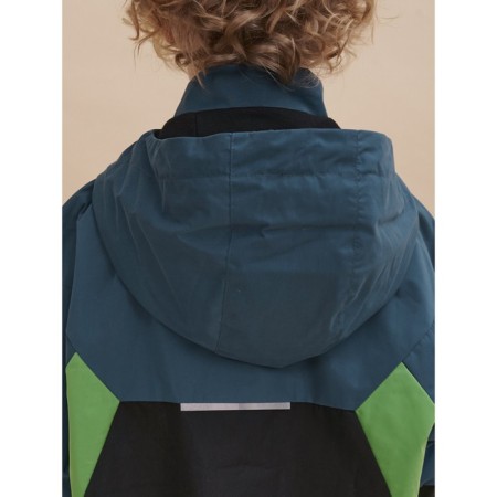 Vetrovka for boys, height 134 cm, sea wave color-12