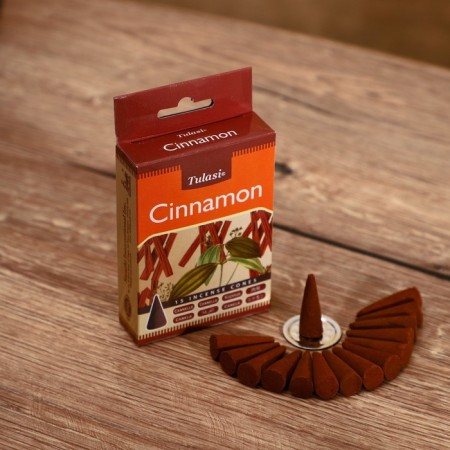 Incense "tulasi" 15 aromacons cinnamon
