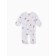 Children's overalls with scratches "dream", milk/blue color, height 56