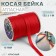 Oblique bike, satin, 15 mm × 132 ± 1 m, red color No. 9129