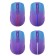 Mouse Defender Mystery MM-301, wireless, optical, 1600DPI, purple