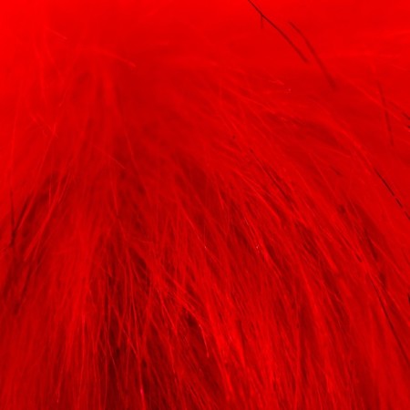 Pompon Artificial fur "Red Born Fox" d = 13 cm-1