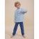 Set for boys, height 140 cm, blue color