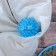 The glowing ball for dogs is medium, tpr, 5.5 cm, blue