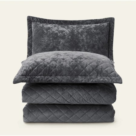 Kit, Arya Home Valentine bag, cover 250x260 cm, pillowcase 50x70 cm - 2 pcs, color dark gray-1