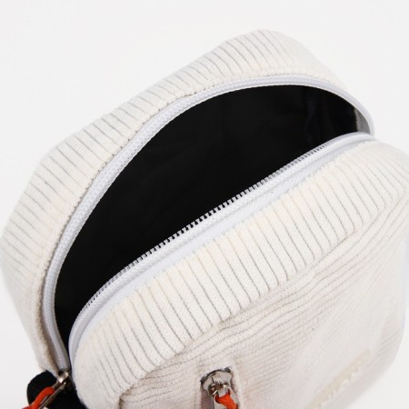 Youth bag with lightning, external pocket, white color-5