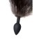 Anal traffic jam Popo pleasure by toyfa, s, silicone, black, 45 cm, d 2.7 cm