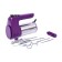 Mixer Oursson HM4001/SP, manual, 400 watts, 6 speeds, 2 nozzles, purple