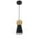 Lamp Bayerlux 2284/1 LED black and gold 10x10x24-124 cm