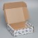 Box the team "bumps", white, 27 x 21 x 9 cm, new year