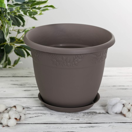 Pot with the Podon "Rowal", 22 l, the color is gray