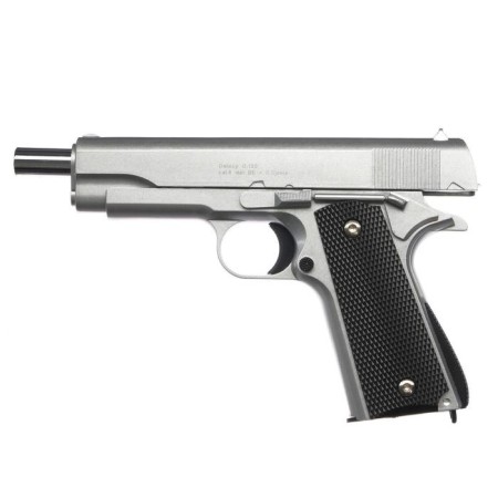 Strikeball gun "Galaxy" COLT 1911, silver, feces. 6 mm-4