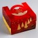 New Year. Box under the bento-port with a window “Believe in miracles”, 15.5 x 15.5 x 10 cm