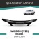 Defly hood deflector for Toyota Windom (V20), 1996-2001