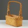 Wicker basket, 24 x 13 x 12.5/33.5 cm, sequoia